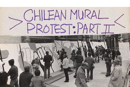 Flyer for Chilean mural protest: part II, not after 1973 October 27 (detail). Lucy R. Lippard papers, 1930s-2010, bulk 1960s-1990. Archives of American Art, Smithsonian Institution.