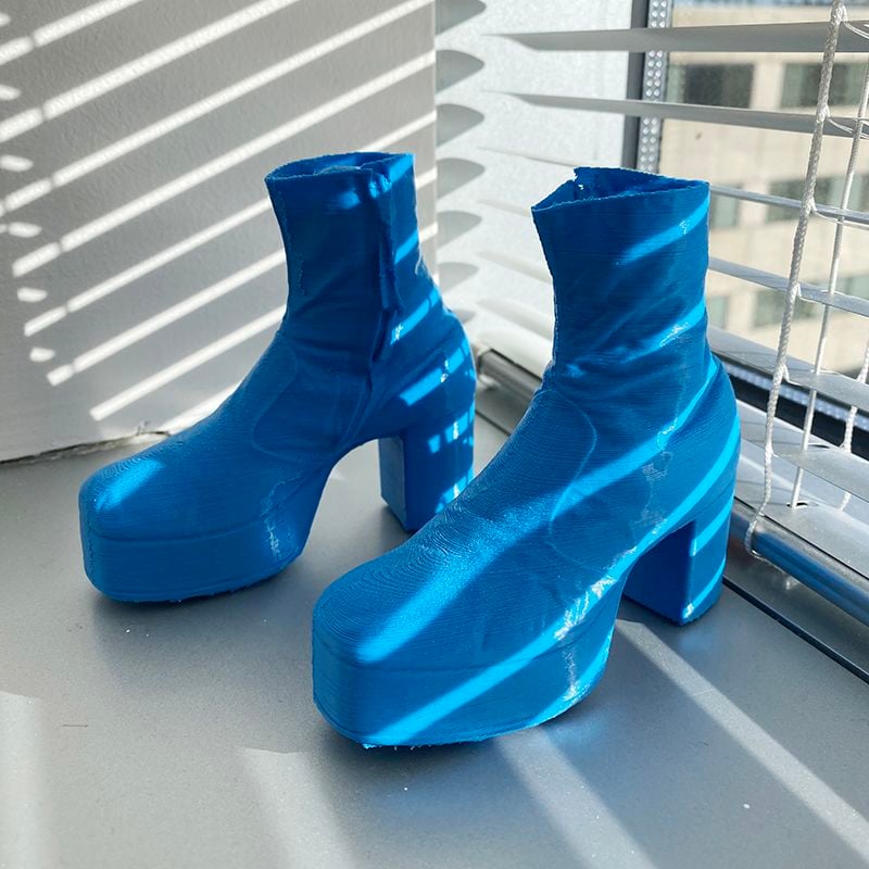 Wiz boots 3-D print