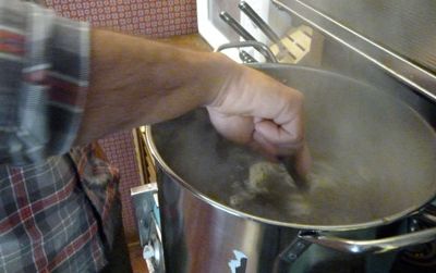 Boiling the wort