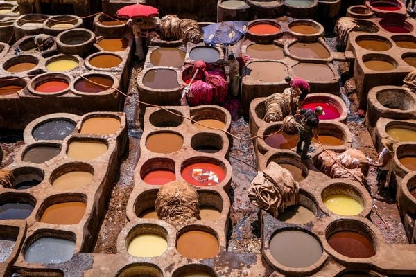Leather Tanneries in Fez  thumbnail