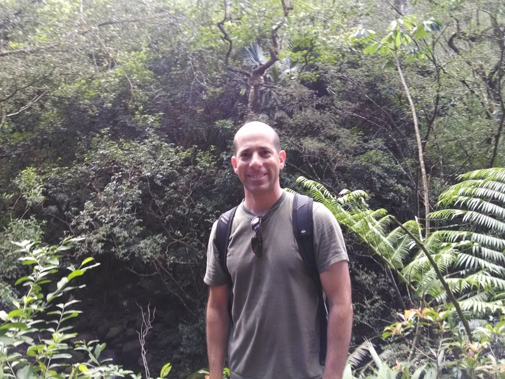 Gary Krupnick, Ph.D., Head of the Plant Conservation Unit at the Smithsonian in the field.