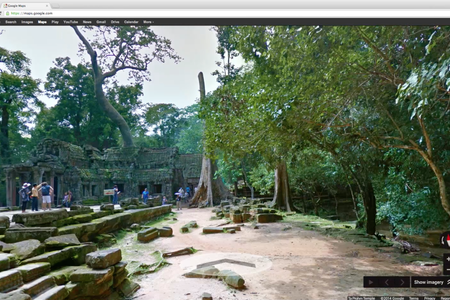 Google Street View is bringing Cambodia's hidden treasure to you.