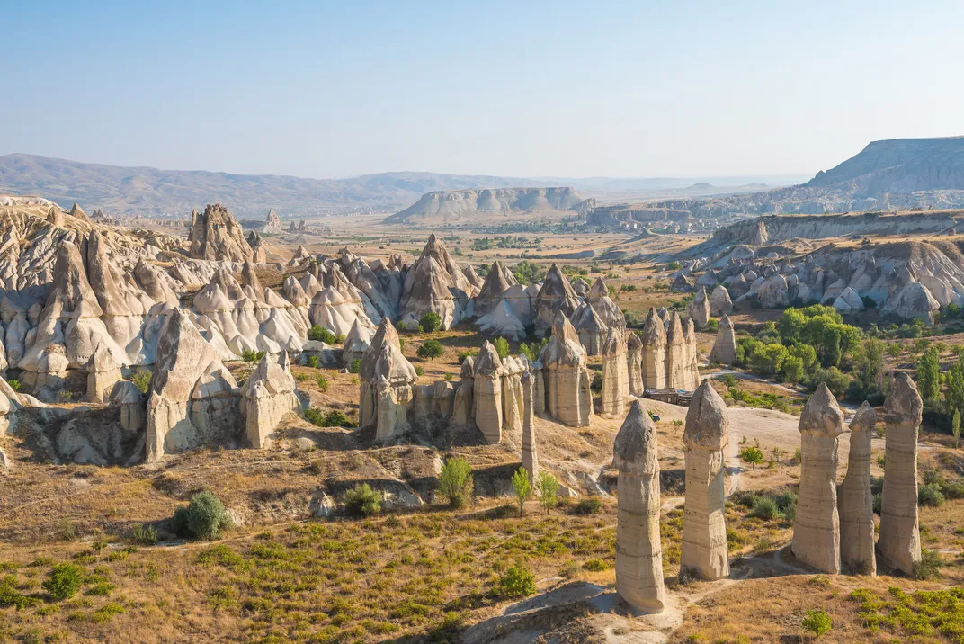 Fairy chimneys in Cappadocia