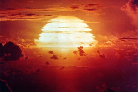 Nuclear tests, such as Operation Redwing in 1956, deposited radioactive plutonium and cesium in the atmosphere.