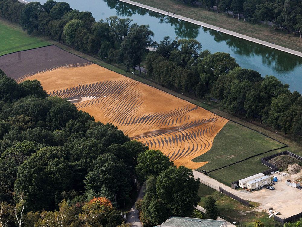 "Out of Many, One" Aerial View