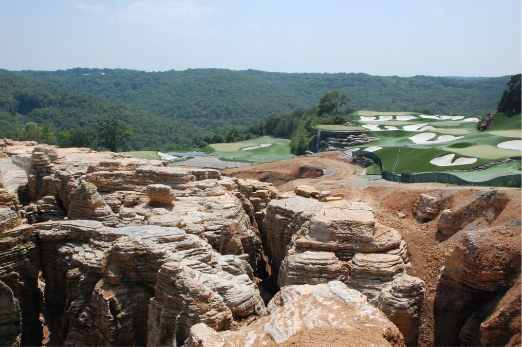 Top of the Rock Sink Hole and Golf Course in Harmony Smithsonian