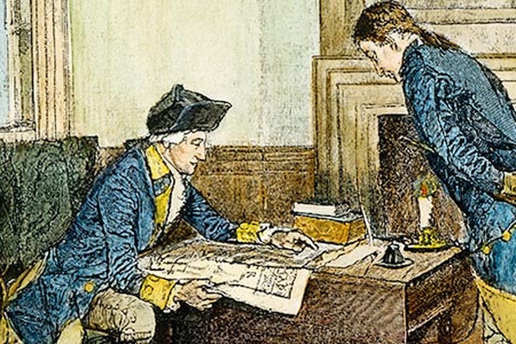 Hale receives instructions from Washington
