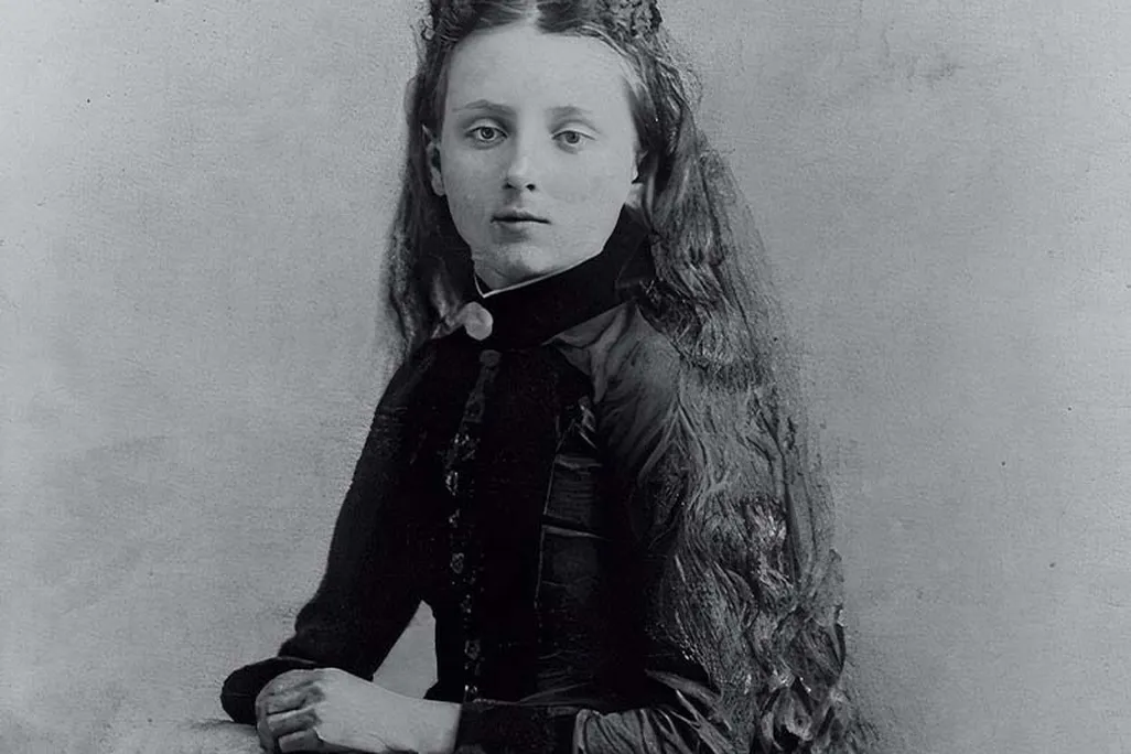 a black and white portrait of a child