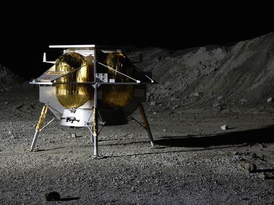 Astrobotic's Peregrine lander is one of the commercial contenders for carrying NASA payloads to the Moon. 
