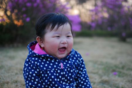 Researchers say the shift in laugh patterns doesn't appear to be linked with any major developmental milestones