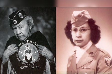 Kabance joined the Women's Army Corps in 1943.