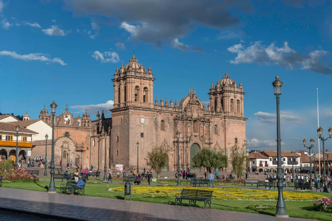 The cathedral in Cusco. Credit: Richard Stanoss