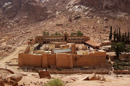 Saint Catherine's Monastery in Sinai, Egypt.