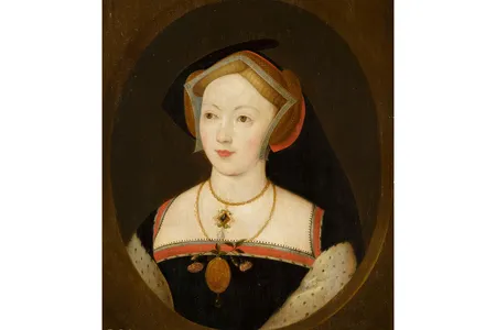 Researchers recently identified the unnamed sitter in this portrait as Mary Boleyn, older sister of Anne Boleyn.