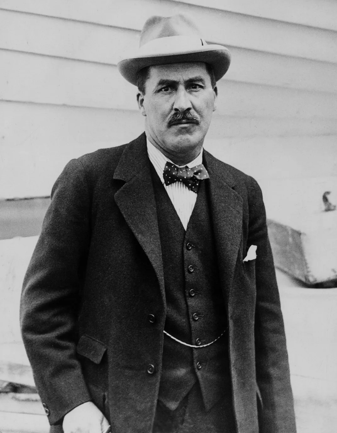 A circa 1922 photograph of Egyptologist Howard Carter