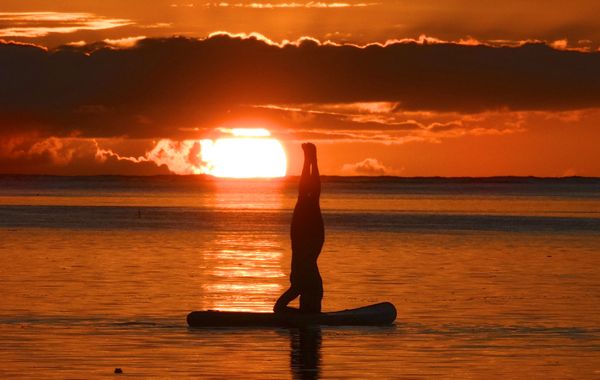 Sunset Yoga in Tahiti thumbnail