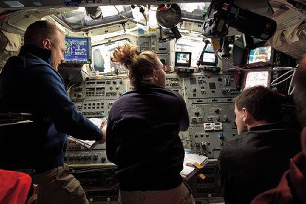Final Four Atlantis flight crew