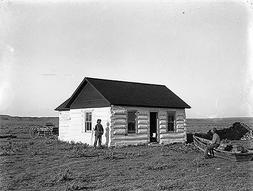 Jones shack along the Yellowstone