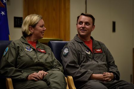 Jennifer and John Avery flew the Northrop B-2 as active-duty pilots in the U.S. Air Force before flying the bomber in the Air National Guard, from which they retired  as lieutenant colonels last September. Jennifer is the first woman to fly the B-2, and the only woman to fly the aircraft in combat (during Operation Iraqi Freedom in 2003).