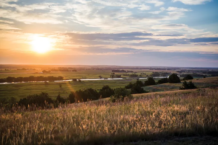 The Blue Water valley viewed from Ash Hollow State Historical Park, not far from the massacre site. The park&rsquo;s visitor center will store the belongings while the Lakota decide on their final disposition.&nbsp;Smithsonian&nbsp;opted not to include photographs of the items out of respect for descendants of the victims.&nbsp;