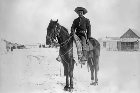 A member of the 9th Cavalry circa 1890. 