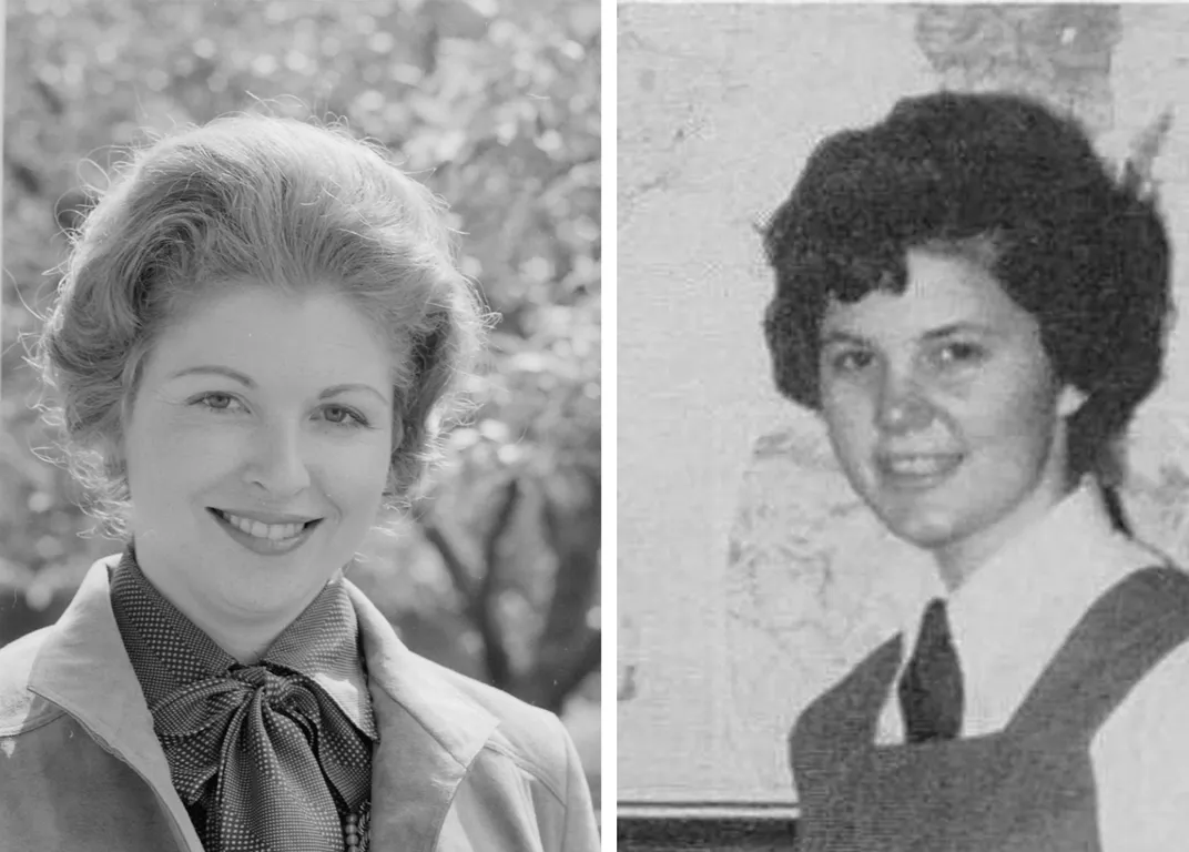 Lawyers Sarah Weddington (left) and Linda Coffee (right)