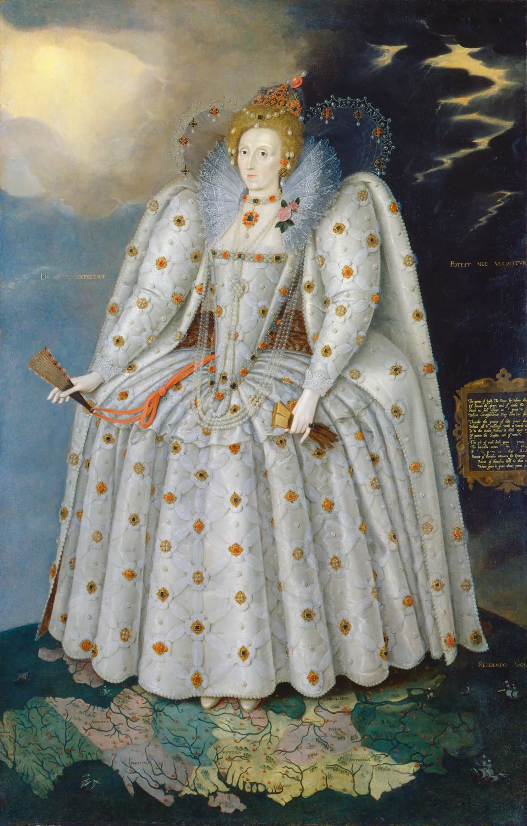 Marcus Gheeraerts the Younger, Queen Elizabeth I (The Ditchley Portrait), circa 1592