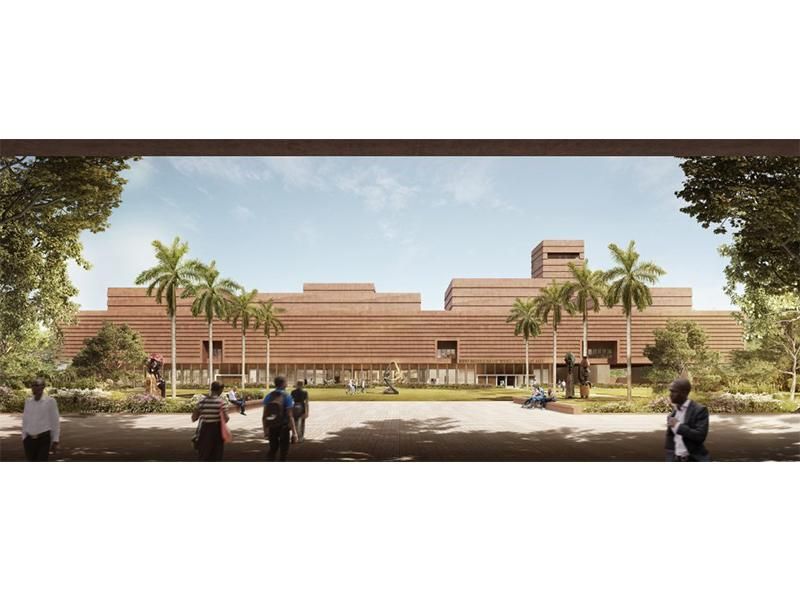 Artist's rendering of the museum's exterior