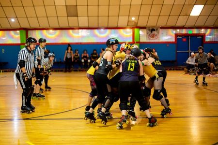 You can see evidence of community even during gameplay. At its core, derby requires communication; it’s a true team sport. 