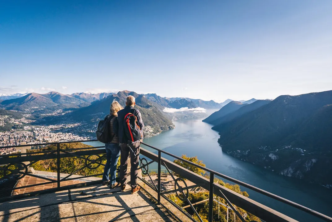 View of Lake Lugano