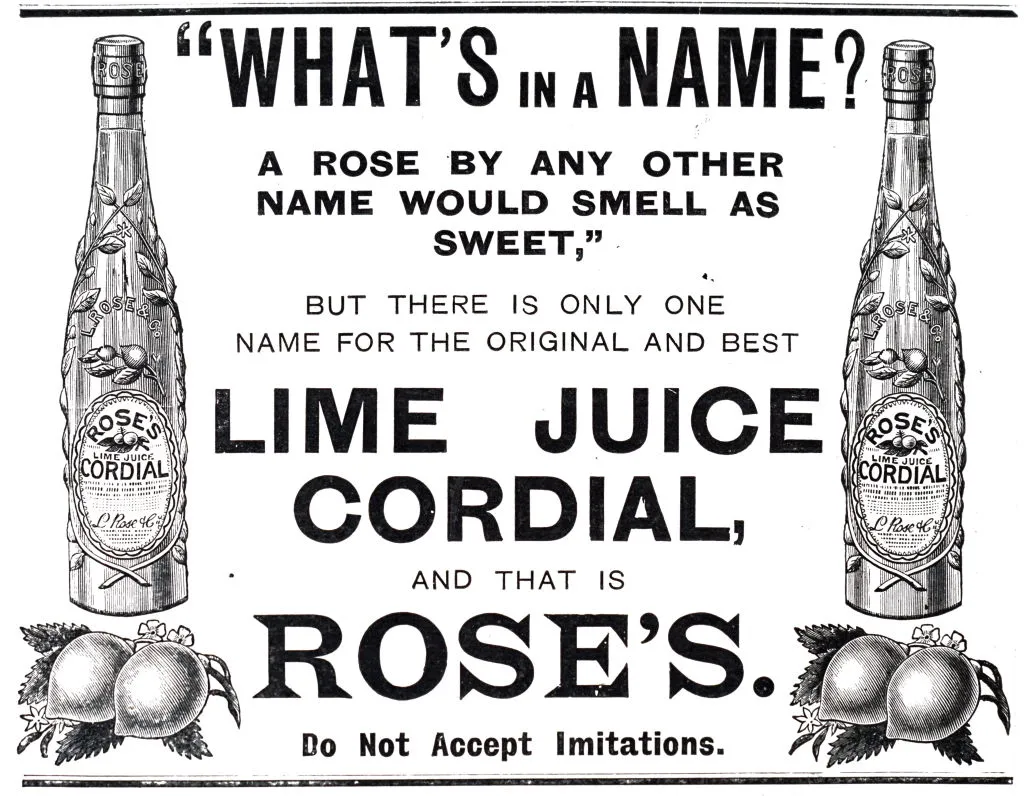Rose's Lime Cordial