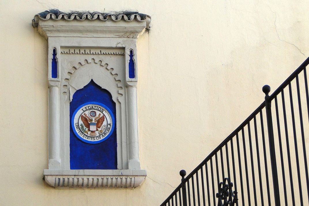 Federal seal at the Tangier American Legation
