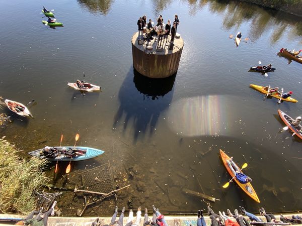 A secret show on the North Branch of the Chicago River thumbnail