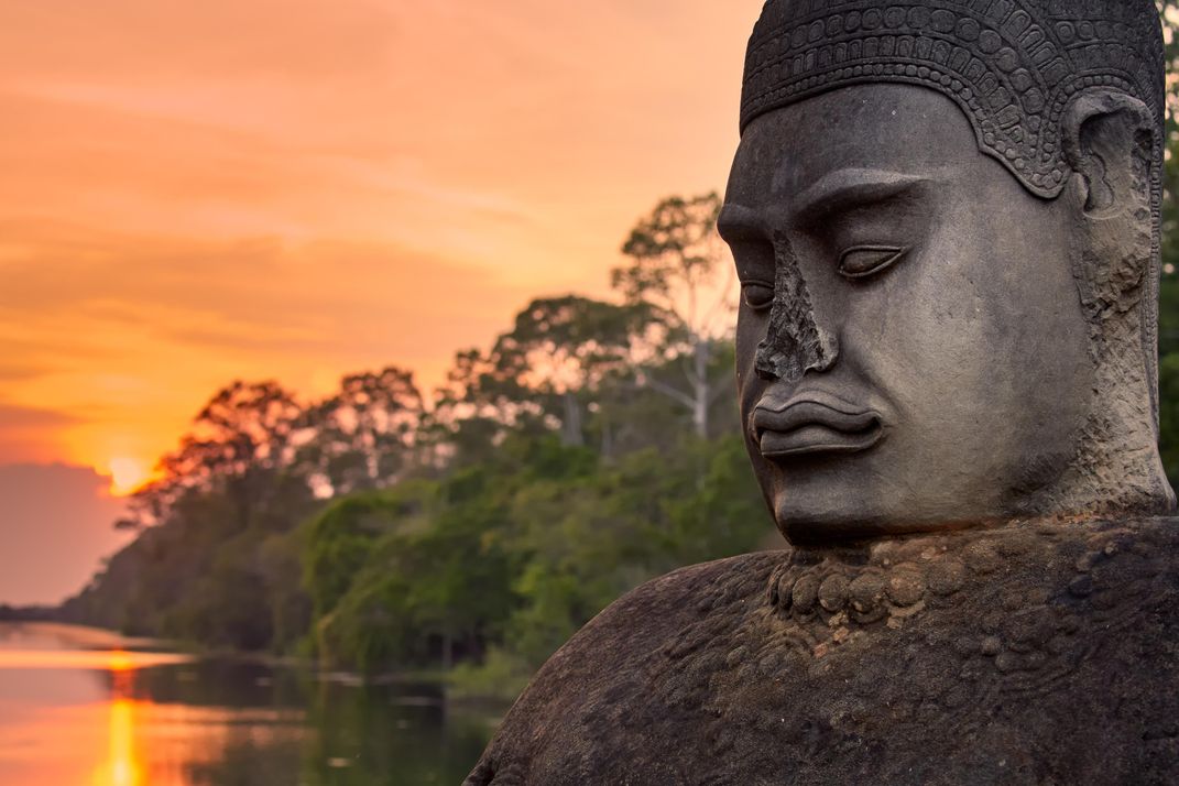 Sculpture at Angkor Thom, Angkor Wat