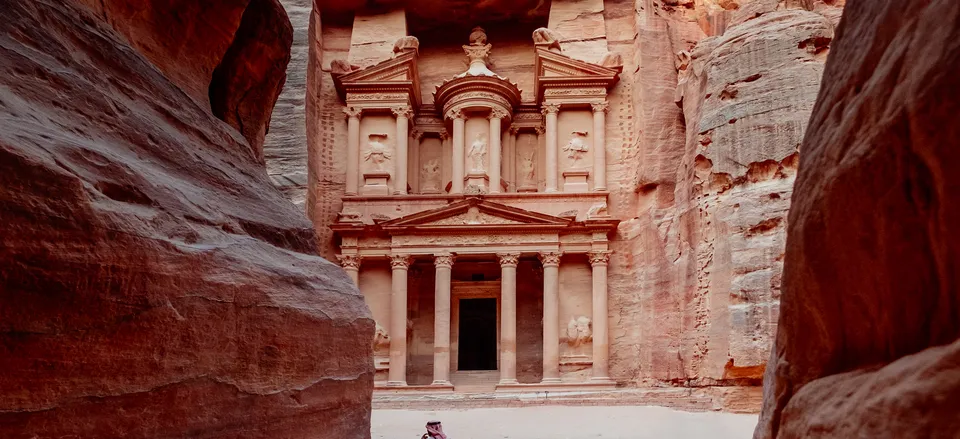  Petra's dramatic Treasury from the siq (October 31-November 24, 2024 departure only) 