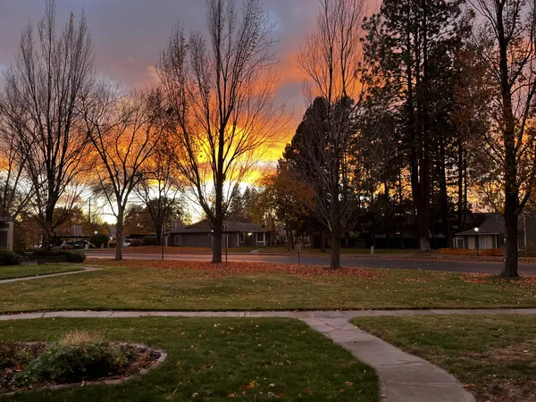 Sunset from my front yard. thumbnail