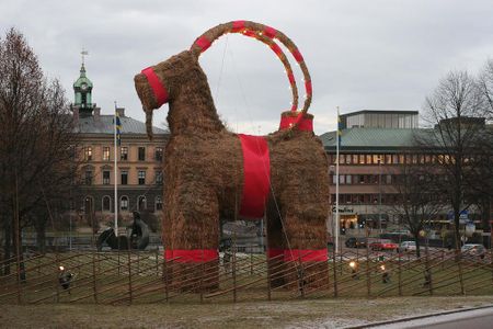 The Gävle Goat in 2006