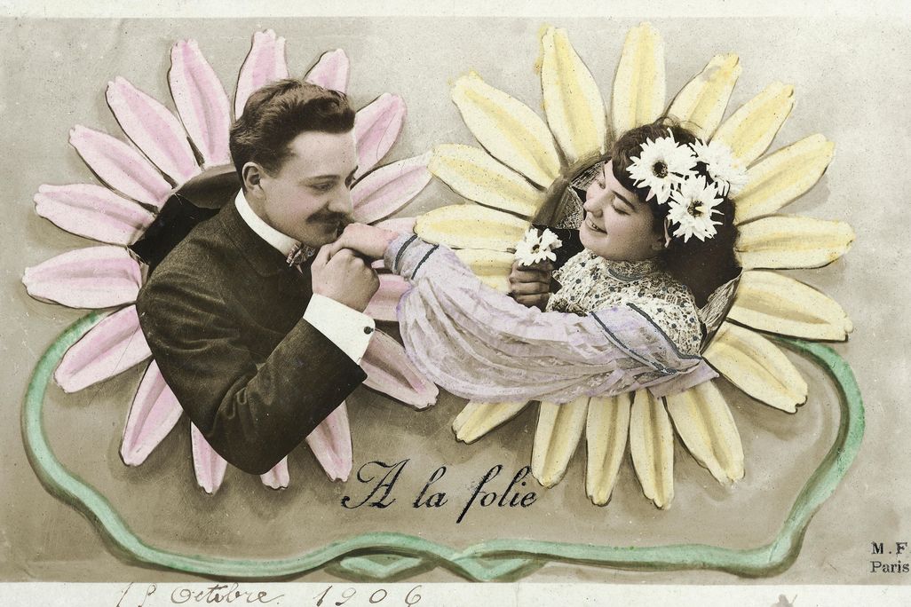 old timey couple