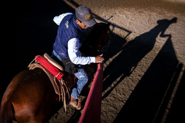 Shadows and Rider at Dawn thumbnail