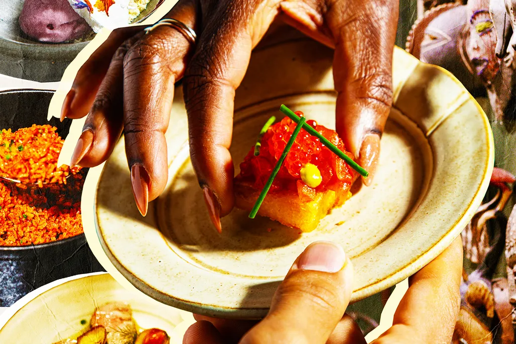 African cuisine podcast illustration