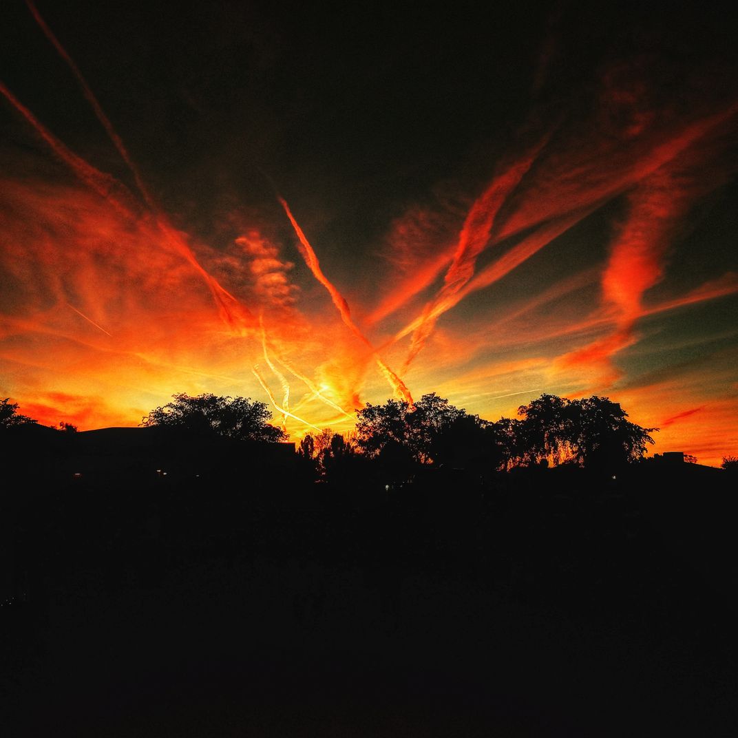 Fiery Arizona Sunset Smithsonian Photo Contest