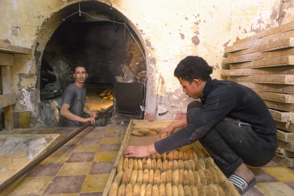 communal oven in Marrakesh