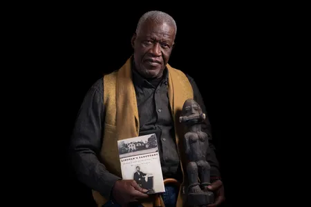 The installation Create to Free Yourselves: Abraham Lincoln and the History of Freeing Slaves in America&nbsp;by Georges Ad&eacute;agbo (above) will be on view at President Lincoln&rsquo;s Cottage in Washington, D.C. through February 15.

​​