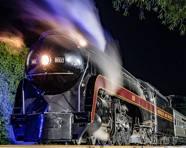 Norfolk and Western 611 coming home thumbnail