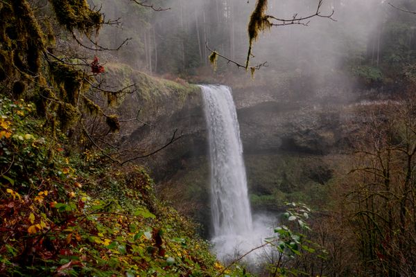 Foggy Oregon Waterfall thumbnail