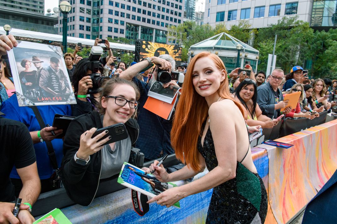 Jessica Chastain at TIFF 2023. Credit: TIFF / George Pimentel