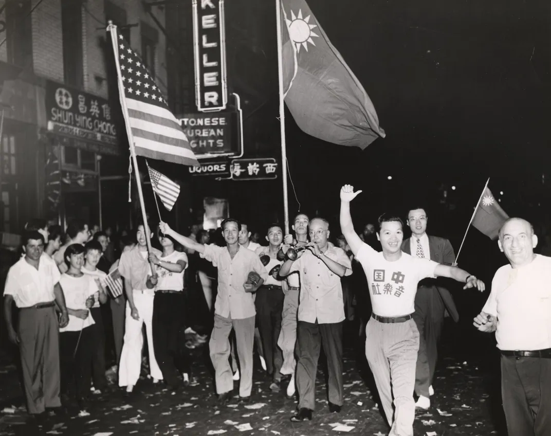 VJ Day in Chinatown