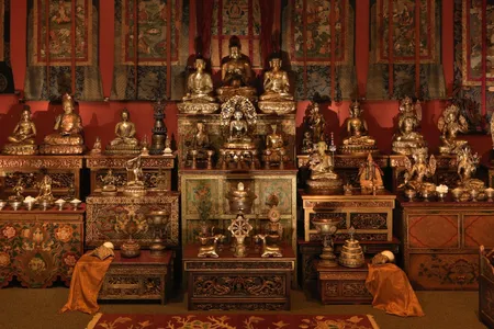 The National Museum of Asian Art's Tibetan Buddhist Shrine Room, from the Alice S. Kandell Collection