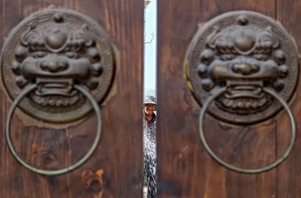 People watering the traditional old house thumbnail