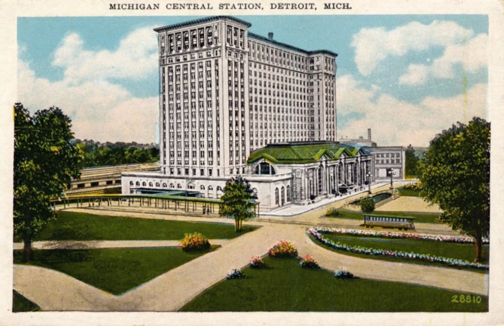 Postcard of Michigan Central Station